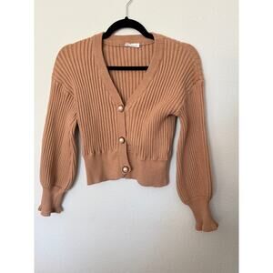 Vestique Tan Sweater Size Small - Fits like an XS